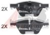 A.B.S. 37551S Brake Pad Set, disc brake